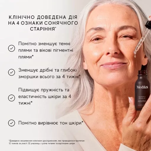 СИРОВАТКА ДЛЯ ОБЛИЧЧЯ З ВІТАМІНОМ С — SUPER C FERULIC™ MEDIK8