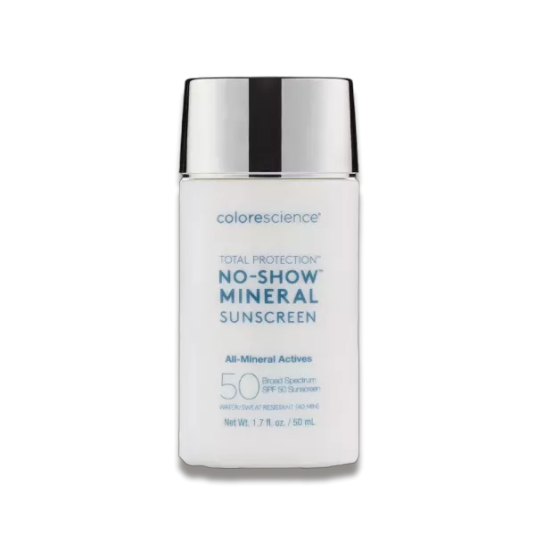Прозорий мінеральний сонцезахисний флюїд - Colorescience No-Show Mineral Sunscreen SPF 50