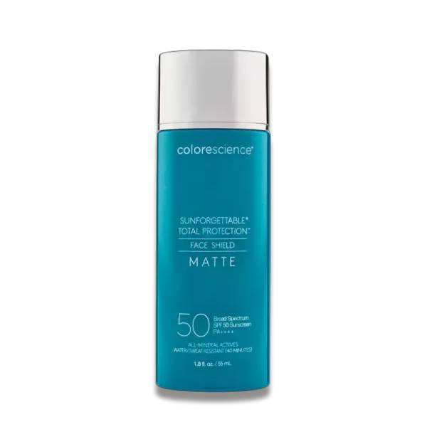 Сонцезахисний крем для обличчя з матуючим ефектом - Colorescience Face Shield Matte SPF 50