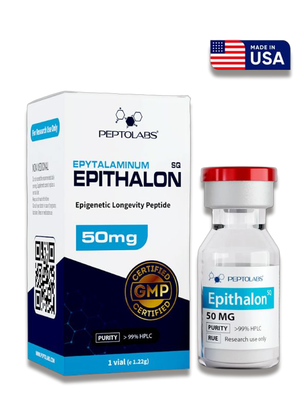 Epitalon (Епіталон) 50мг флакон - для омолодження, довголіття та відновлення сну