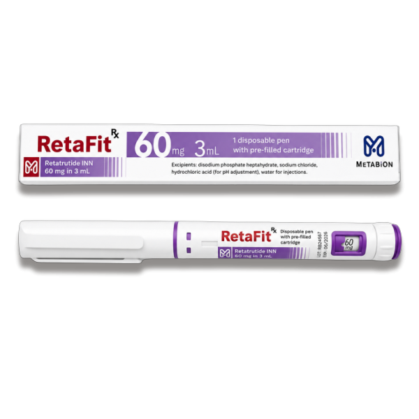 RetaFit 60 mg (шприц-ручка) — препарат на основі Retatrutide для контролю ваги